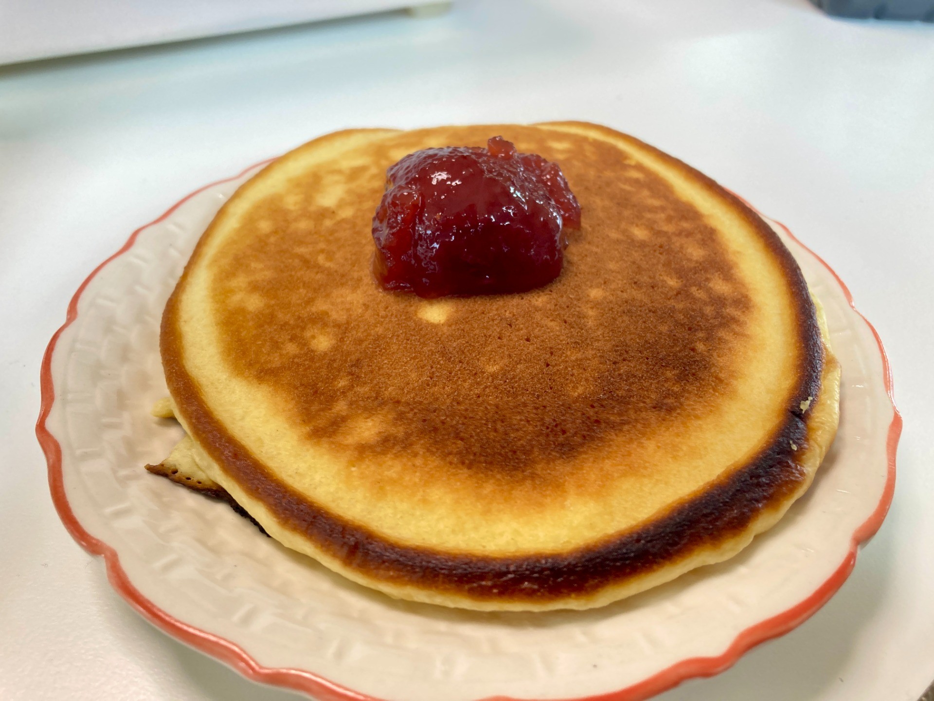 パンケーキを作りました。