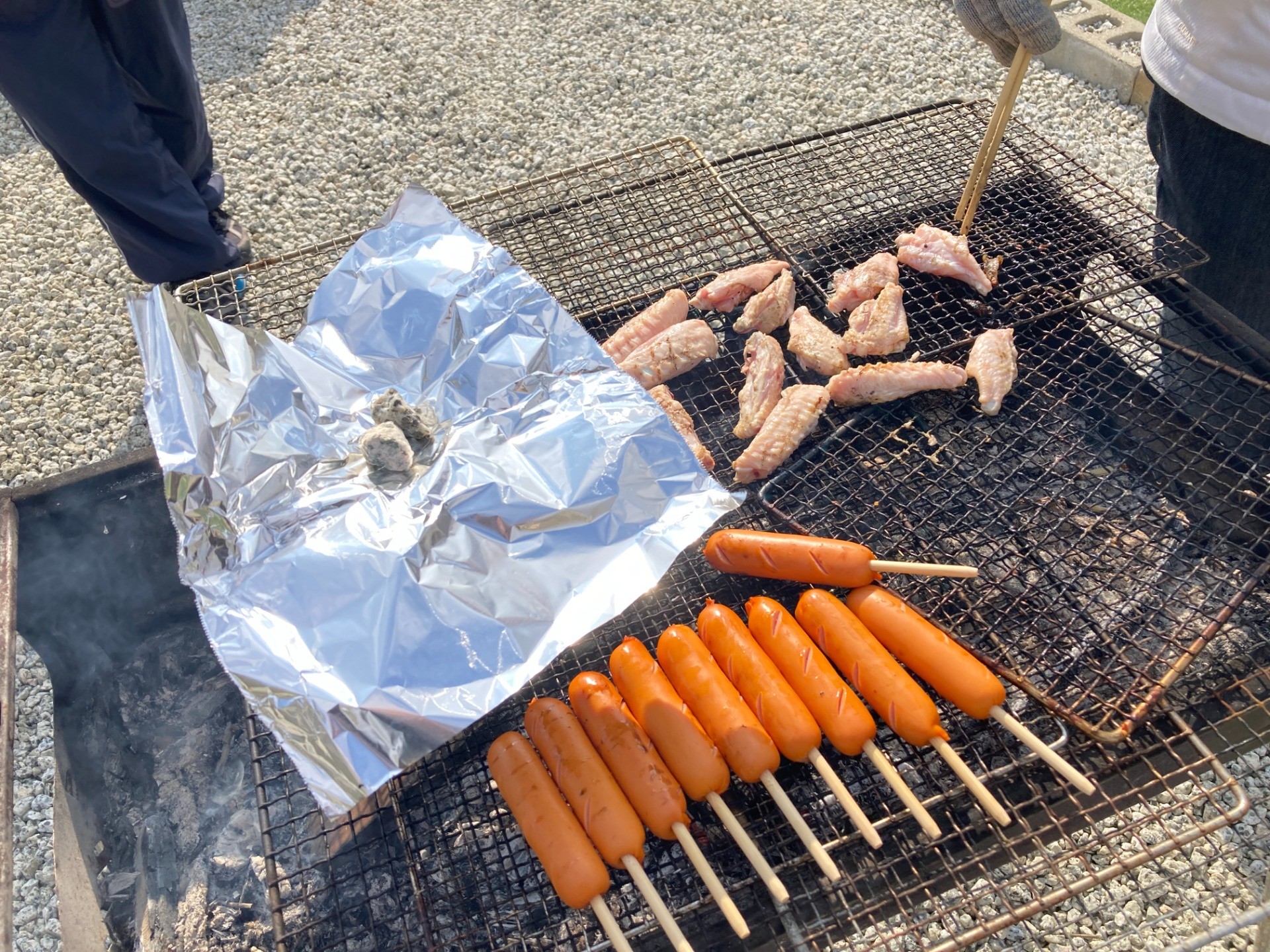 合格祝いBBQ