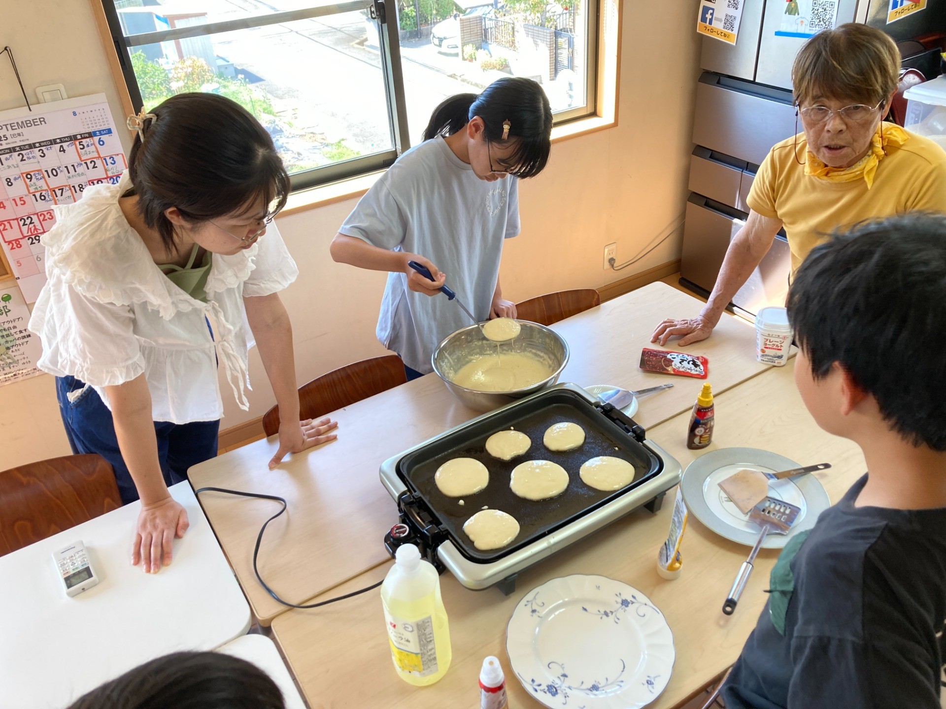 ホットケーキを焼こう！